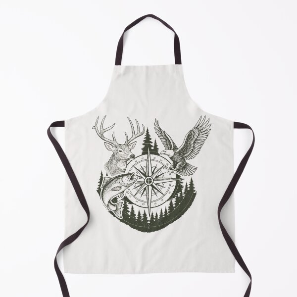Item preview, Deer Duck Fishing, Retro Camo Hunting & Fishing Outdoorsman Boy designed and sold by DesignDenDo ⭐⭐⭐⭐⭐.