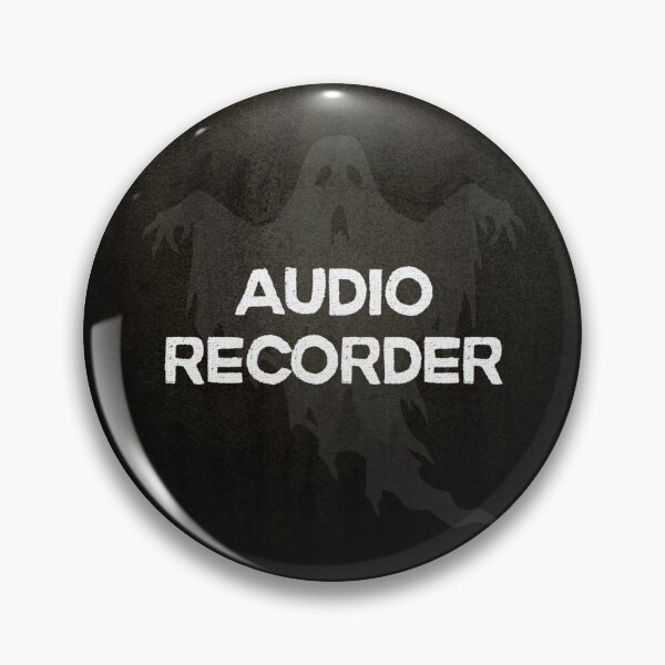 Item preview, Ghost Hunting Audio Recorder Team Role/Position Identification Button designed and sold by GhostlyWorld.