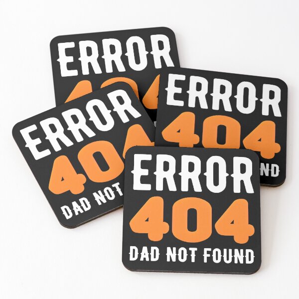 Item preview, Error 404 Dad Not Found Funny Programmer Dad Humor Design designed and sold by Zenith Design.