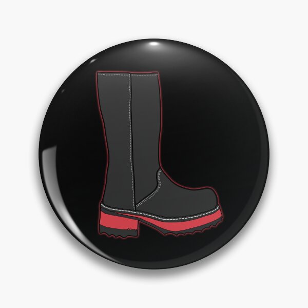 Item preview, Fluevog Yolanda Boot in Black and Red designed and sold by anne m bray.