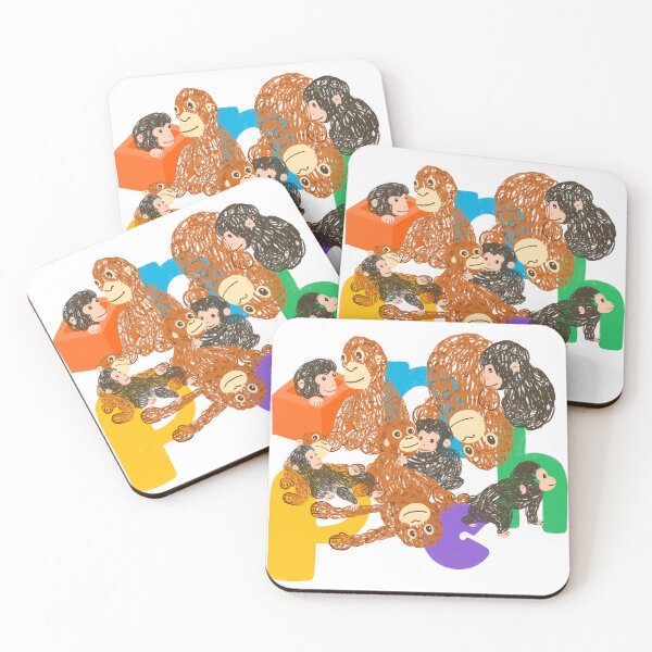 Item preview, Punch-kun the monkey and Oranmama designed and sold by Won Tsuen.