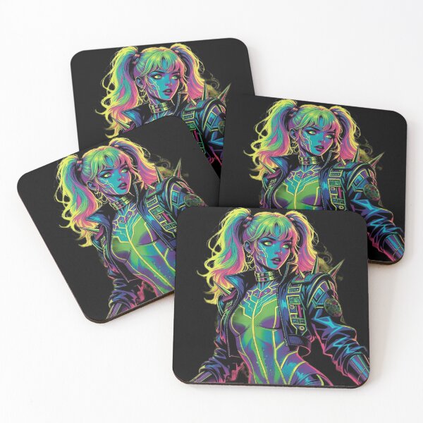Item preview, Neon Rebel: Cyberpunk & Spikes designed and sold by RadaQueen.