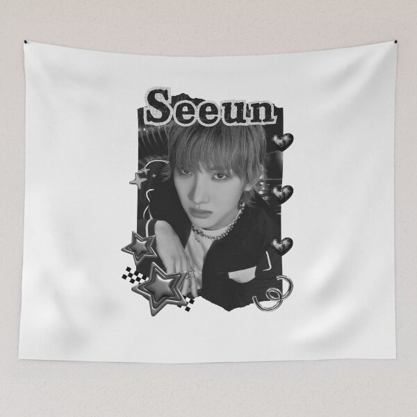 Item preview, Xiker Seeun Member Kpop Boy Group Portrait korean boy group kpop idol designed and sold by AJUNICE STUDIO.