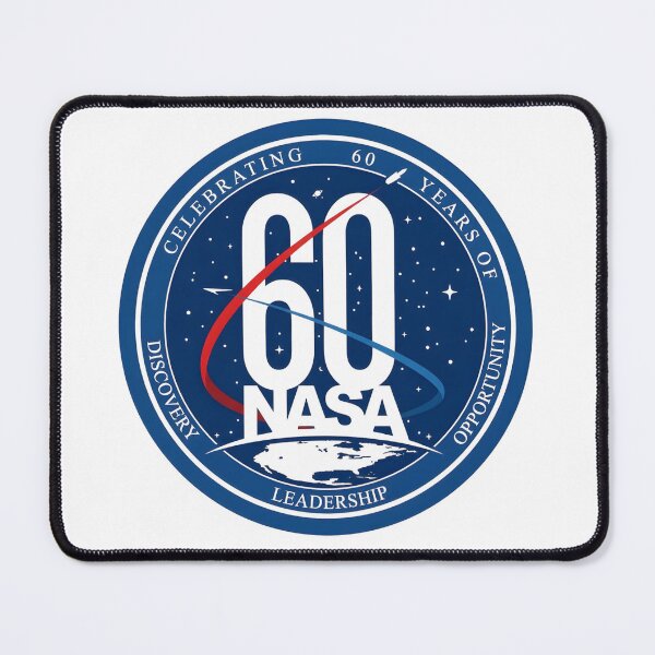 Item preview, NASA 60th Anniversary Official Commemorative Logo designed and sold by CharlieDesings.