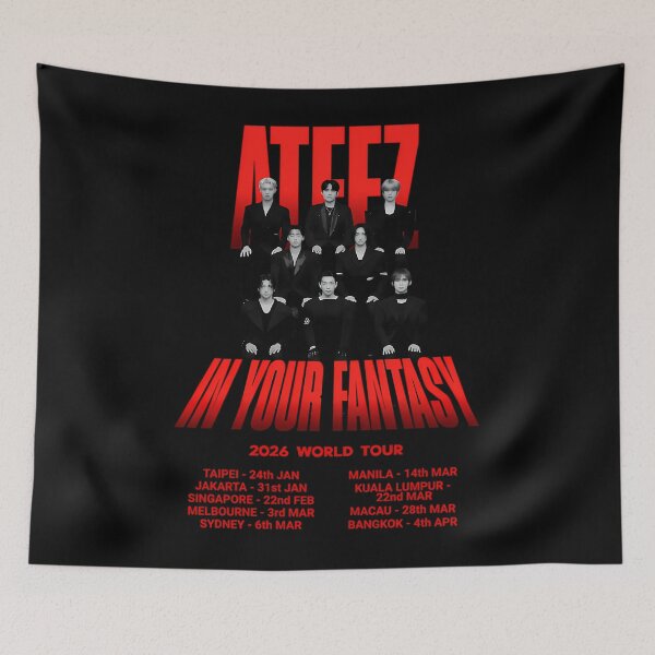 Item preview, Ateez In Your Fantasy 2026 World Tour designed and sold by MoonlaMark.
