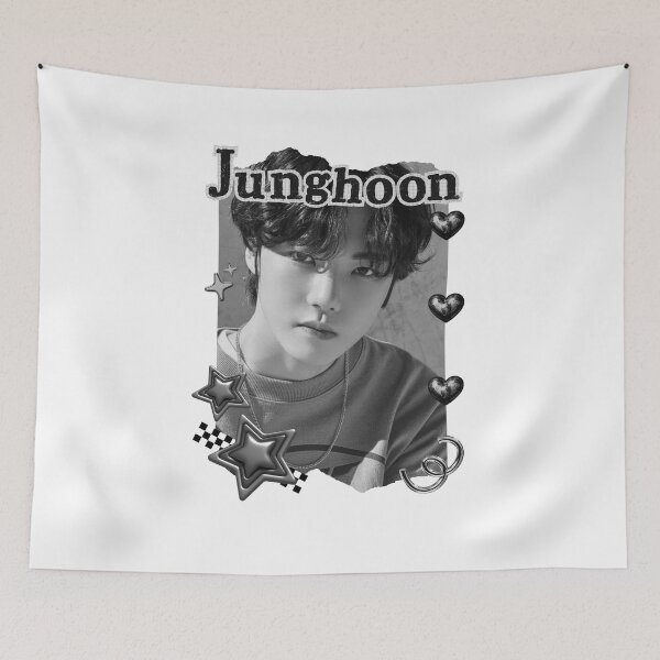 Item preview, Xiker Junghoon Member Kpop Boy Group Portrait korean boy group kpop idol designed and sold by AJUNICE STUDIO.