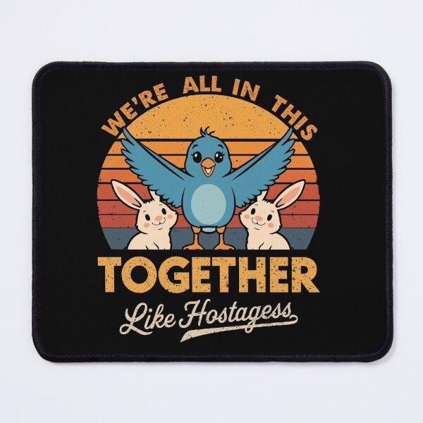 Item preview, We’re All in This Together – Like Hostagess Retro Cartoon designed and sold by lamberjember.