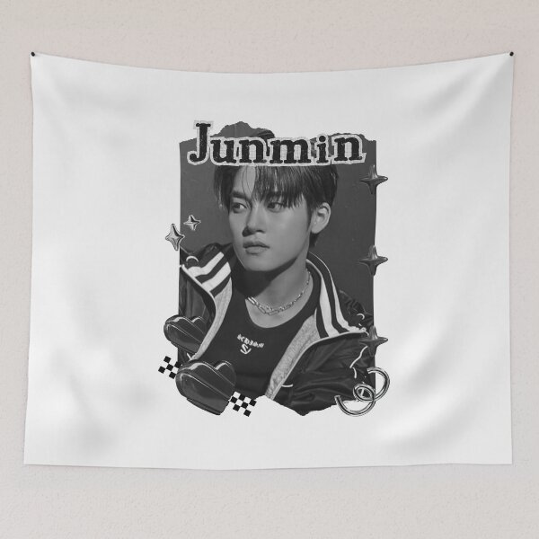 Item preview, Xiker Junmin Member Kpop Boy Group Portrait korean boy group kpop idol designed and sold by AJUNICE STUDIO.