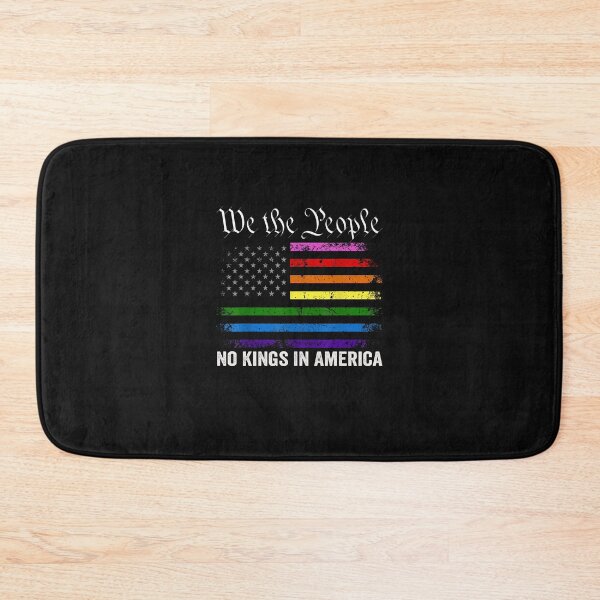 Item preview, No Kings In America Shirt LGBT American Flag designed and sold by yartyartyart.