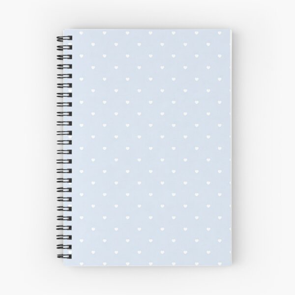 Item preview, Baby Blue Heart Pattern – Cute Pastel Aesthetic Phone Case, Notebook & School Accessories designed and sold by Bindie & Co. .