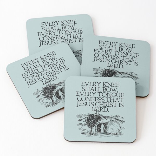 Item preview, Every Knee Shall bow Jesus Resurrection Black designed and sold by Neeshki.