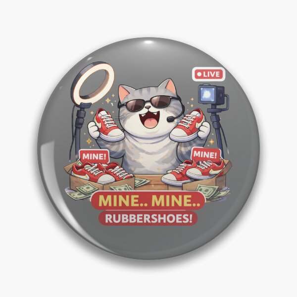 Item preview, Mine Mine Live Selling Funny Online Seller Hustle Meme Cat designed and sold by Mindworx21.
