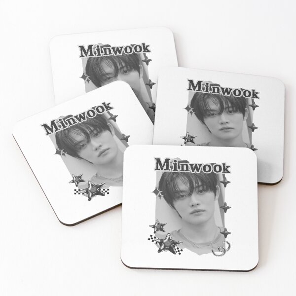 Item preview, Close Your Eye Minwook K-Pop Boy Group Portrait korean boy group kpop idol designed and sold by AJUNICE STUDIO.