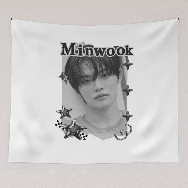 Item preview, Close Your Eye Minwook K-Pop Boy Group Portrait korean boy group kpop idol designed and sold by AJUNICE STUDIO.
