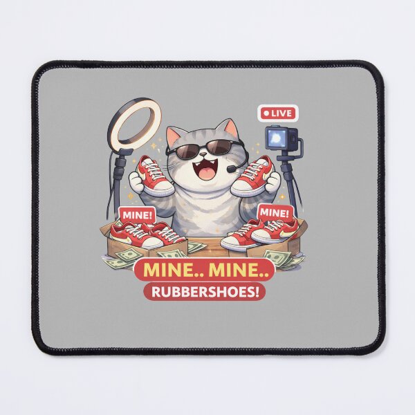 Item preview, Mine Mine Live Selling Funny Online Seller Hustle Meme Cat designed and sold by Mindworx21.