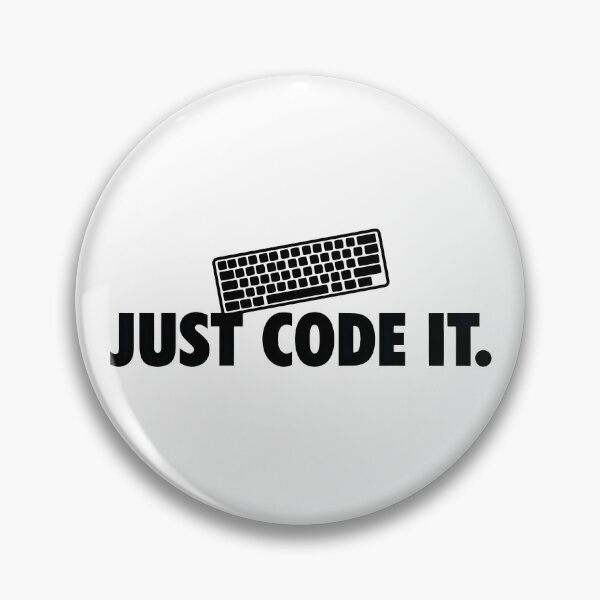 Item preview, Just Code It Minimalist Programmer Keyboard Design designed and sold by Zenith Design.