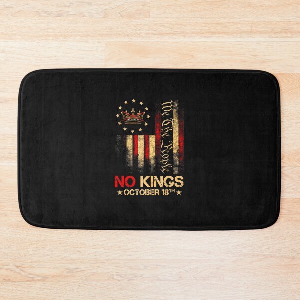Item preview, No Kings shirt Vintage America Flag 1776 October 18 designed and sold by yartyartyart.