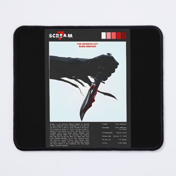 Item preview, scream 7 designed and sold by funeralbeat.