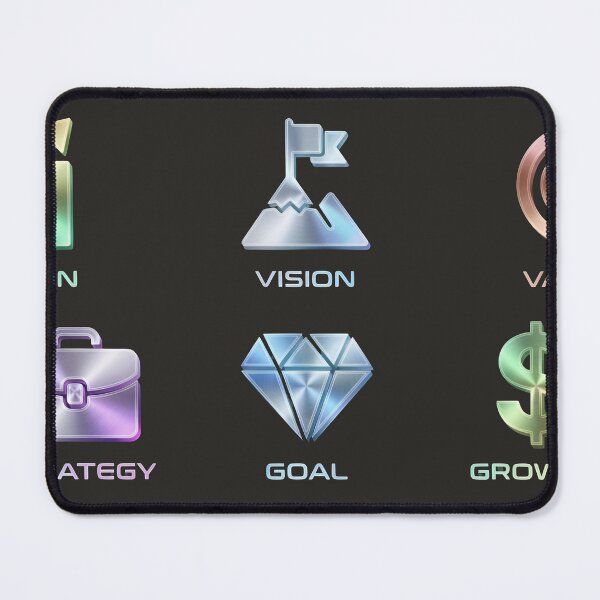 Item preview, Business strategy and growth concepts with mission vision values icons designed and sold by Creative88Art.
