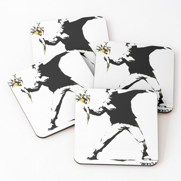 Item preview, BANKSY Flower Thrower  designed and sold by lowmza.