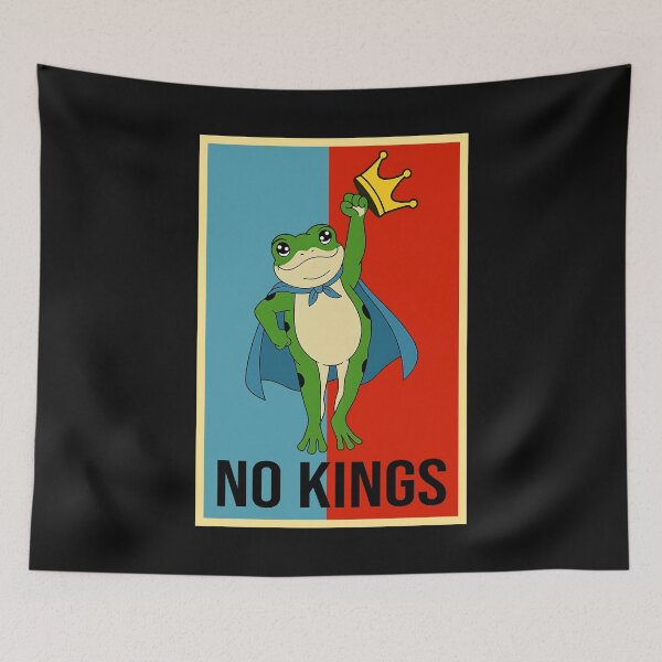 Item preview, Frog No Kings Shirt Men Women No Kings In America designed and sold by yartyartyart.