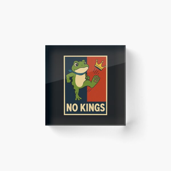 Item preview, Frog No Kings Shirt Men Women No Kings In America designed and sold by yartyartyart.