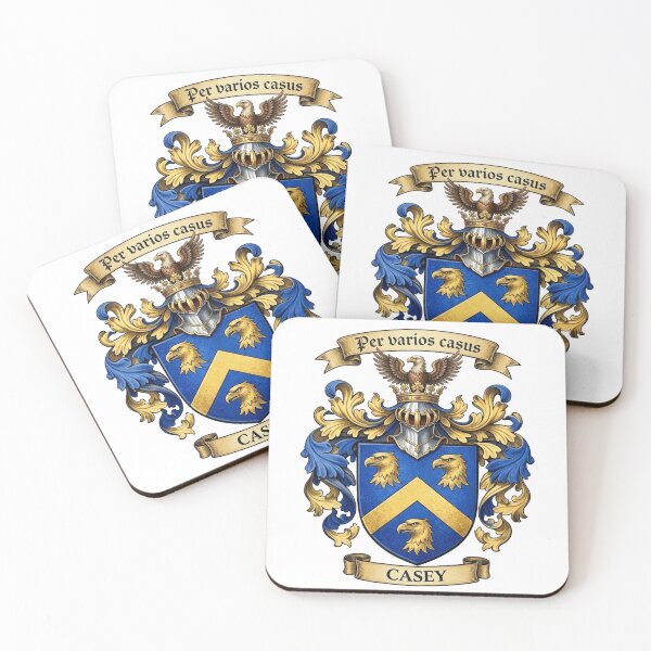 Item preview, The Casey Family Coat of Arms designed and sold by BagTown Clans.