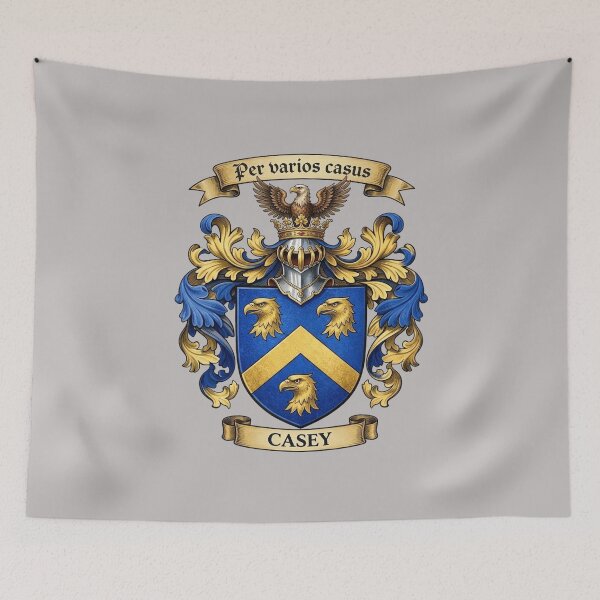 Item preview, The Casey Family Coat of Arms designed and sold by BagTown Clans.