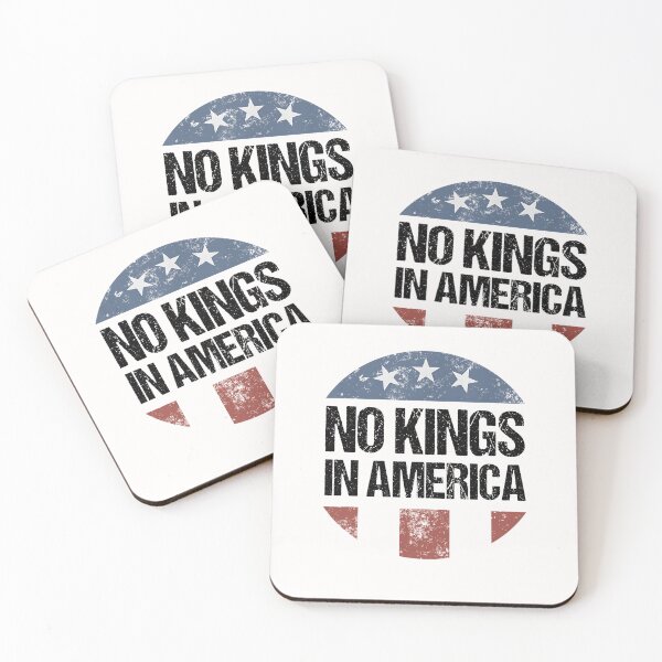 Item preview, No Kings in America Vintage Patriotic No Kings designed and sold by yartyartyart.