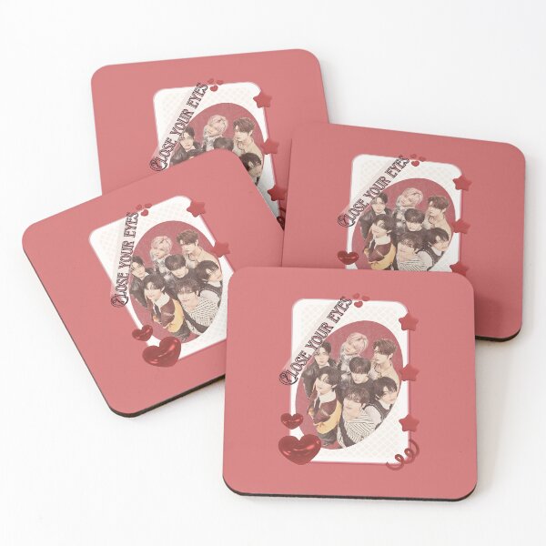 Item preview, Close Your Eye K-Pop Boy Group Portrait korean boy group kpop idol designed and sold by AJUNICE STUDIO.