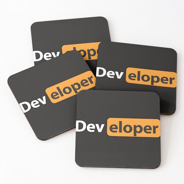 Item preview, Developer Logo Style Funny Modern Programmer Design designed and sold by Zenith Design.