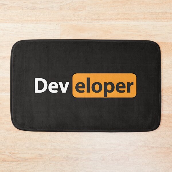 Item preview, Developer Logo Style Funny Modern Programmer Design designed and sold by Zenith Design.