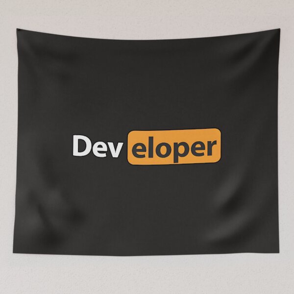 Item preview, Developer Logo Style Funny Modern Programmer Design designed and sold by Zenith Design.