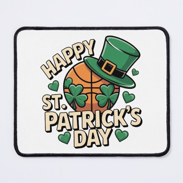 Item preview, Lucky Irish Basketball Theme St. Patrick’s Day designed and sold by QuiteOrbit.