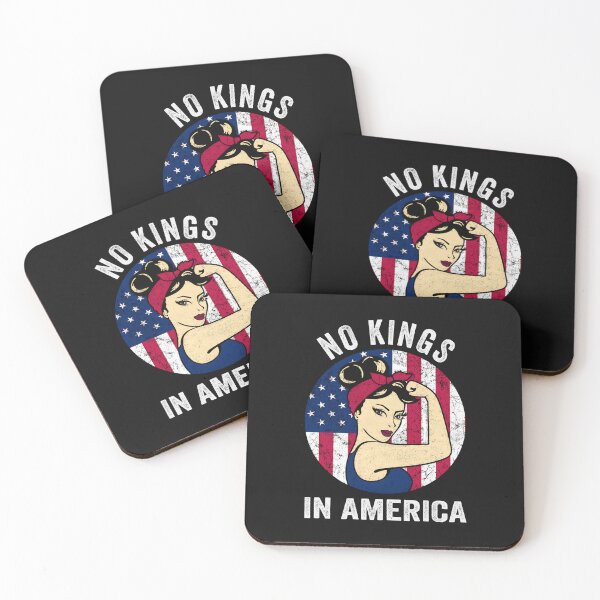 Item preview, No Kings Shirt women Vintage America No Kings In America designed and sold by yartyartyart.