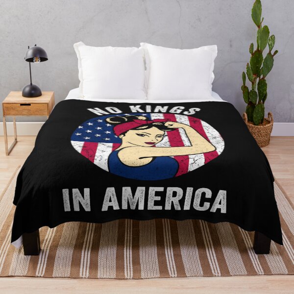 Item preview, No Kings Shirt women Vintage America No Kings In America designed and sold by yartyartyart.