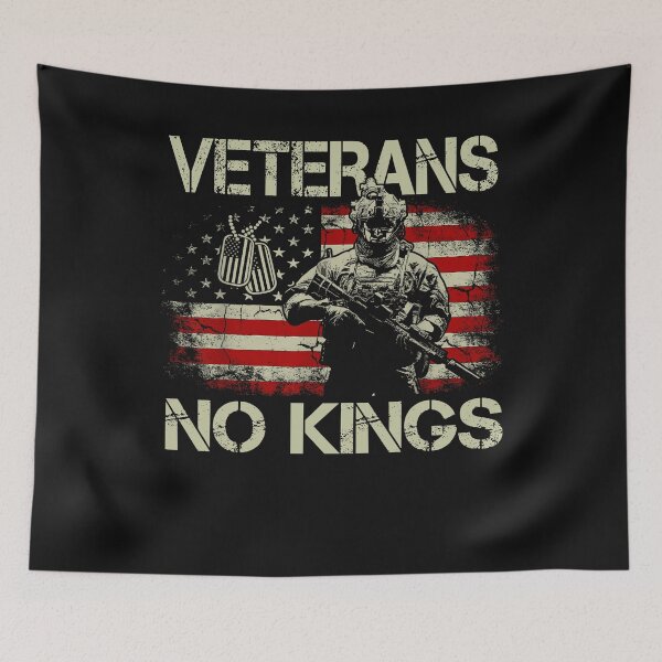 Item preview, No Kings Veterans Shirts For Men Patriotic America Flag No Kings designed and sold by yartyartyart.