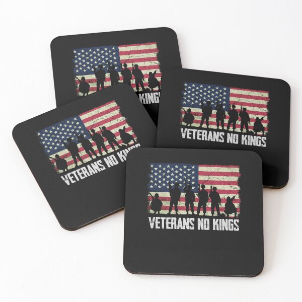 Item preview, Veterans No Kings Shirt Vintage America Flag Veterans designed and sold by yartyartyart.