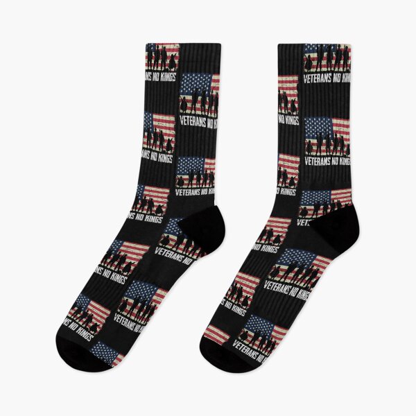 Item preview, Veterans No Kings Shirt Vintage America Flag Veterans designed and sold by yartyartyart.