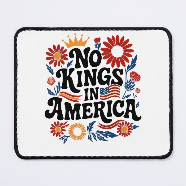 Item preview, No King In America shirt Men Women Floral 4th july No Kings designed and sold by yartyartyart.