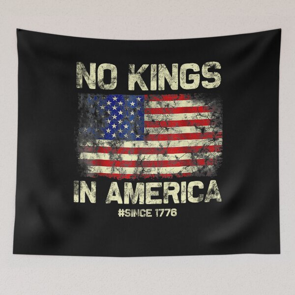 Item preview, No Kings In America Since 1776 Vintage America Flag No Kings designed and sold by yartyartyart.