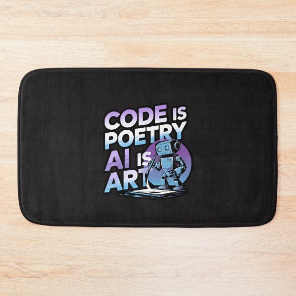 Item preview, Code Is Poetry AI Is Art Creative Robot Painter designed and sold by Zenith Design.