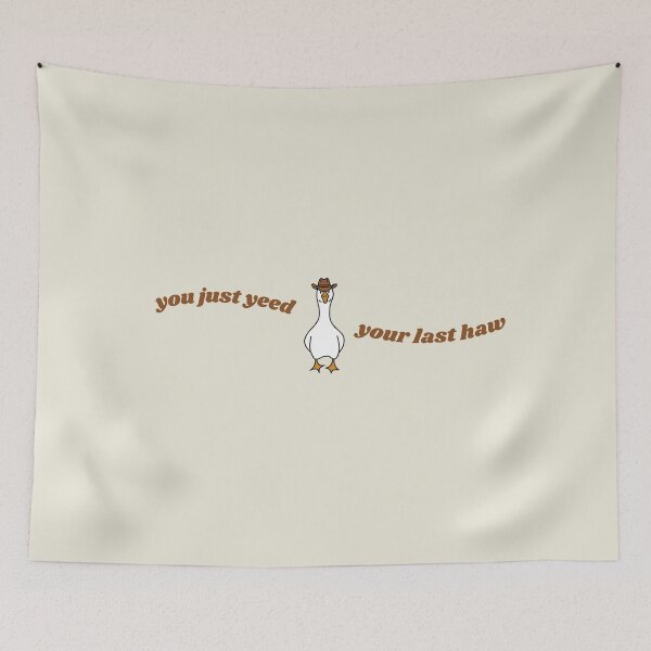 Item preview, Silly Goose Cowboy, You Just Yeed Your Last Haw, Funny Goose Lover Gift designed and sold by breannehope.