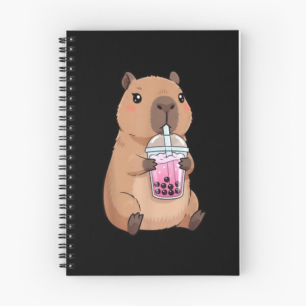 Item preview, Cute Capybara Kawaii Boba Tea Cartoon Kids Boys Girls designed and sold by Goleon12.