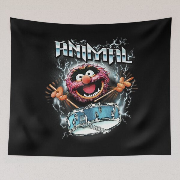 Item preview, The Muppets Animal Electrifying Epic Drumroll Poster designed and sold by ColbyAida.