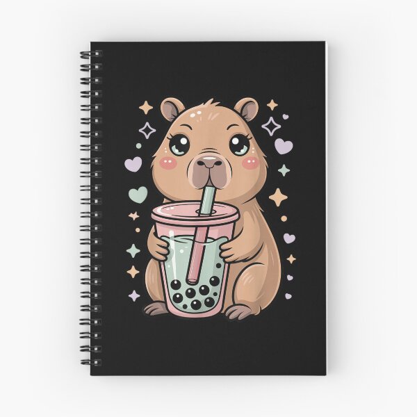 Item preview, Kawaii Boba Capybara Bubble Tea Aesthetic Pastel Animal  designed and sold by Goleon12.