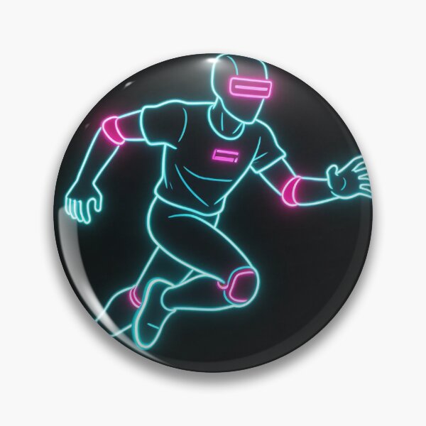 Item preview, Cyberpunk Neon Retrofuturistic Runner designed and sold by PopNInk.