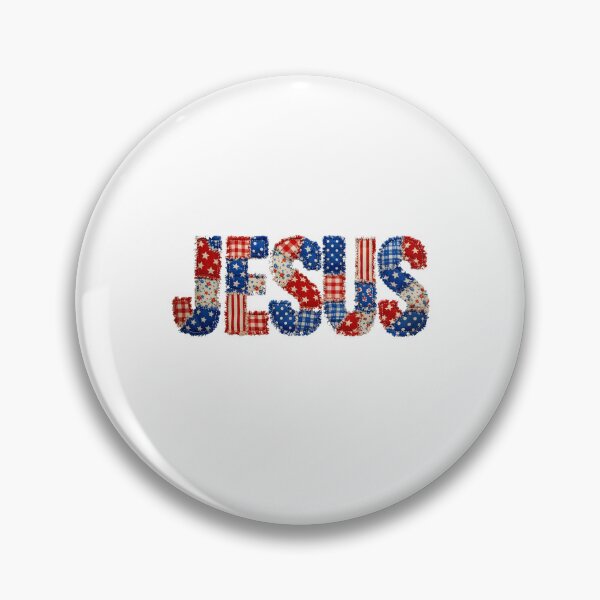 Item preview, Faux Quilted Jesus 4th July designed and sold by Szekeresrenato.