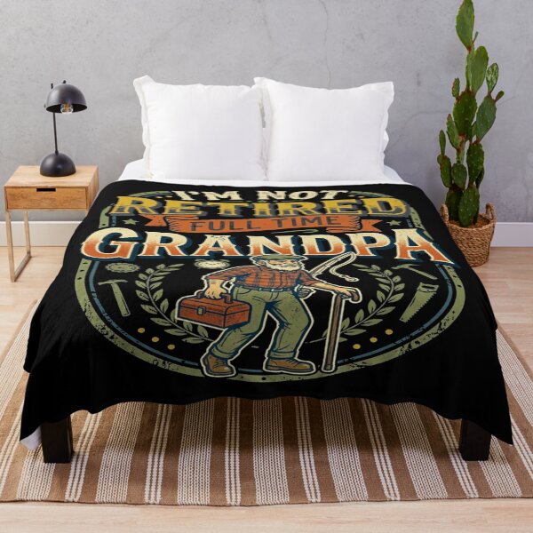 Item preview, I'm Not Retired Full Time Grandpa. designed and sold by EunsooLee.