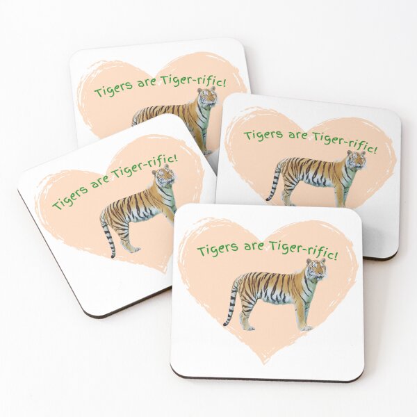 Item preview, I Love Tigers Are Tiger-rific for Cat Lover designed and sold by MYCatStuff.